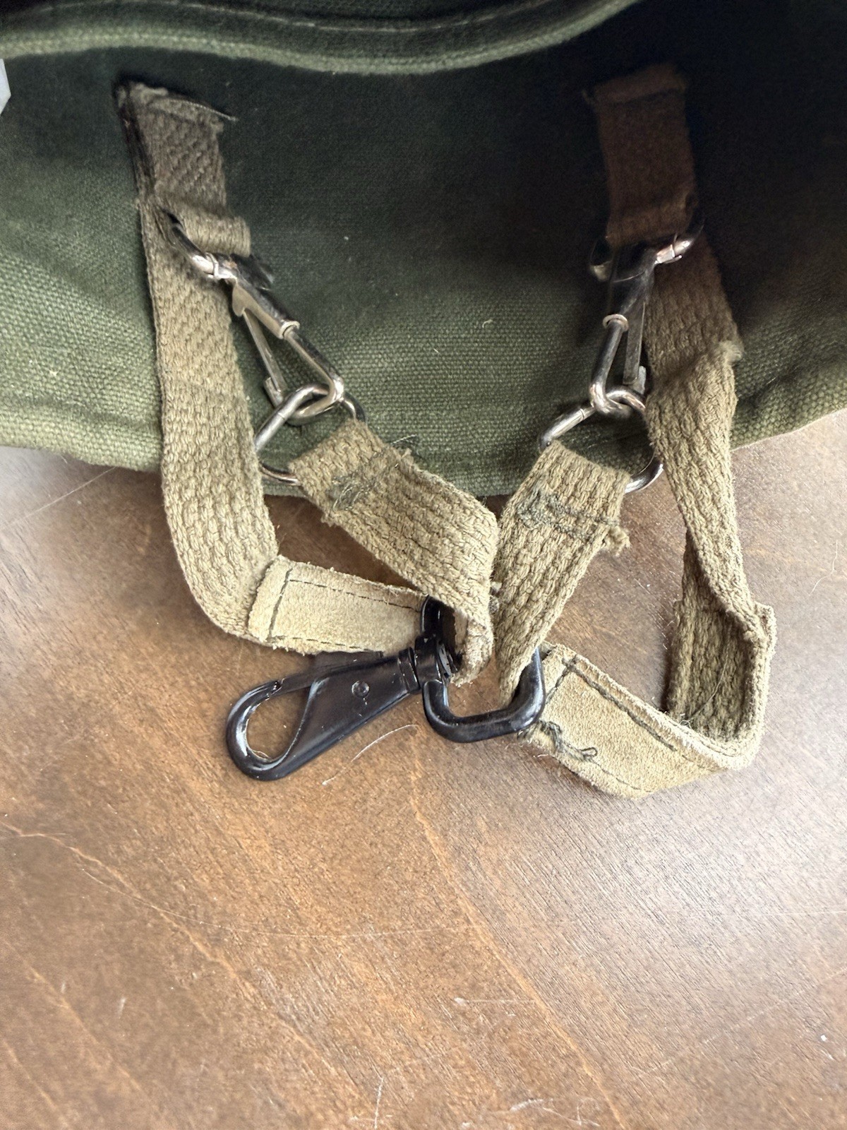 Vintage BellSouth Nut & Bolt Bag Heavy Green Canvas Duck