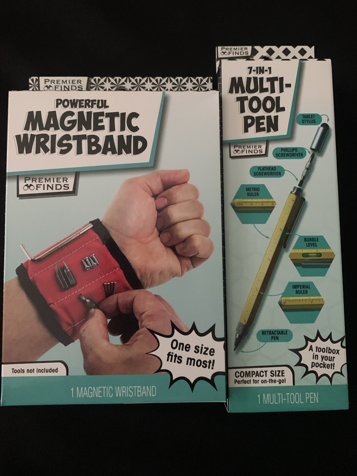 Powerful Magnetic Wristband & 7 In 1 Multi-Tool Pen