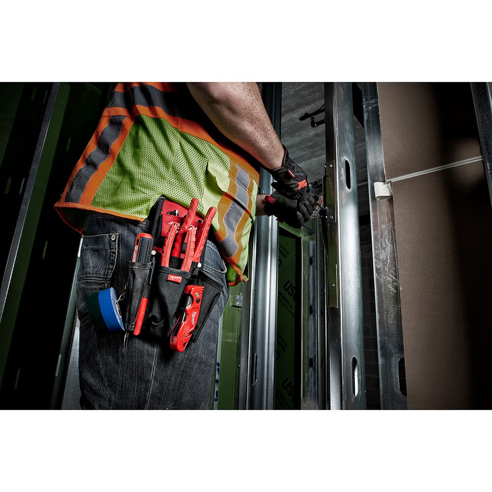 Milwaukee 48-22-8118 1680D Ballistic Compact Utility Pouch, 7 Exterior Pockets