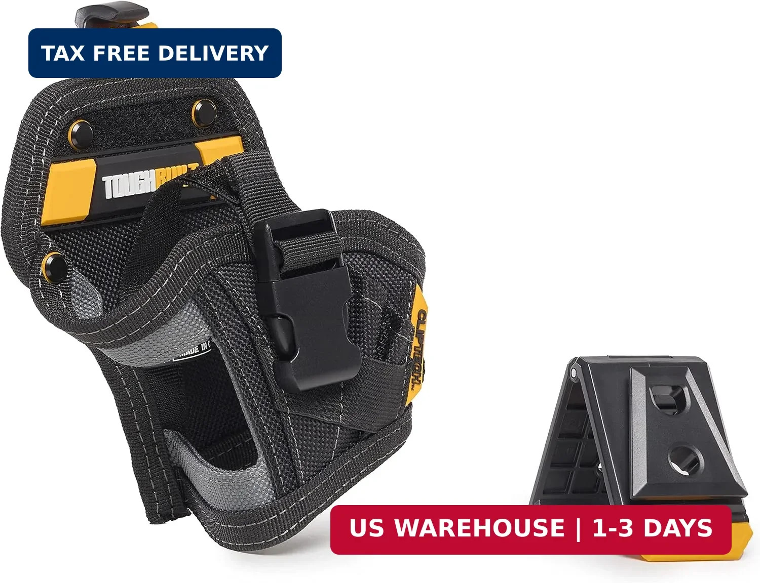 ClipTech – Compact Drill Holster, Tool Holster, TB-CT-20-S | 1680D Construction,