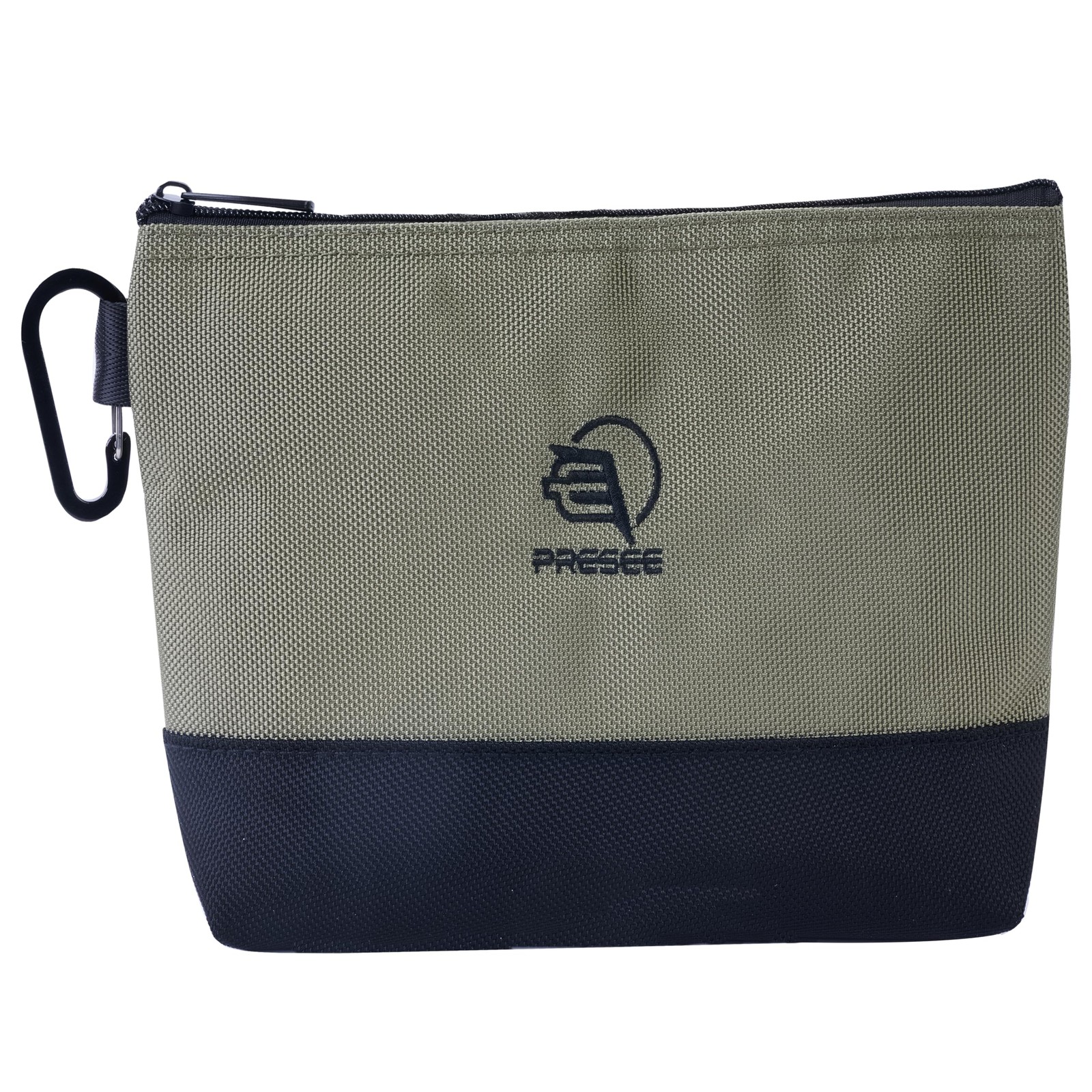 1 PCS Green 10.5 Inch Heavy Duty 1680D Nylon Zipper Small Tool Pouch Bag