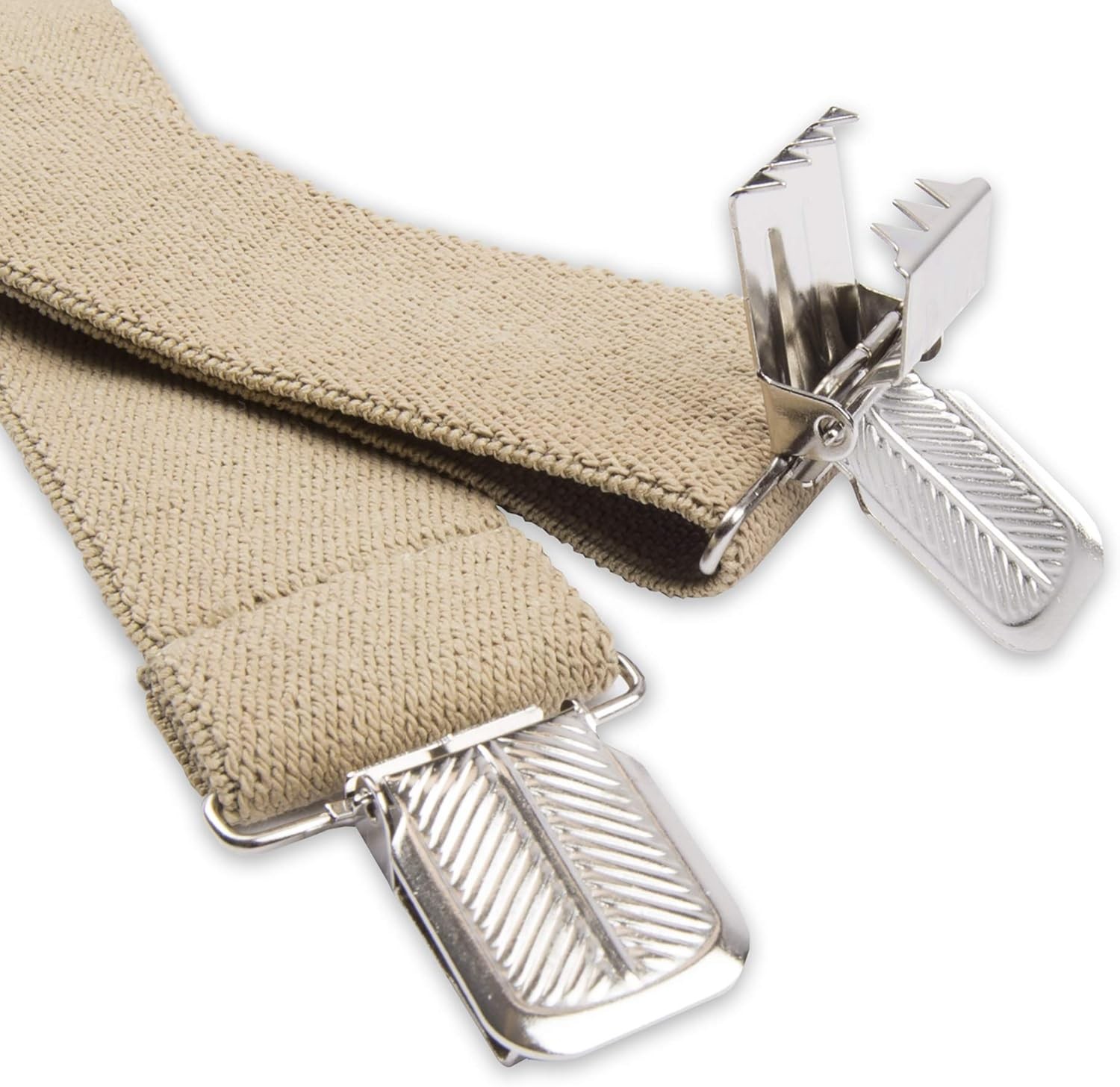 Dickies Men’s 1 1/2 inch Solid Straight Clip Adjustable X One Size, Beige