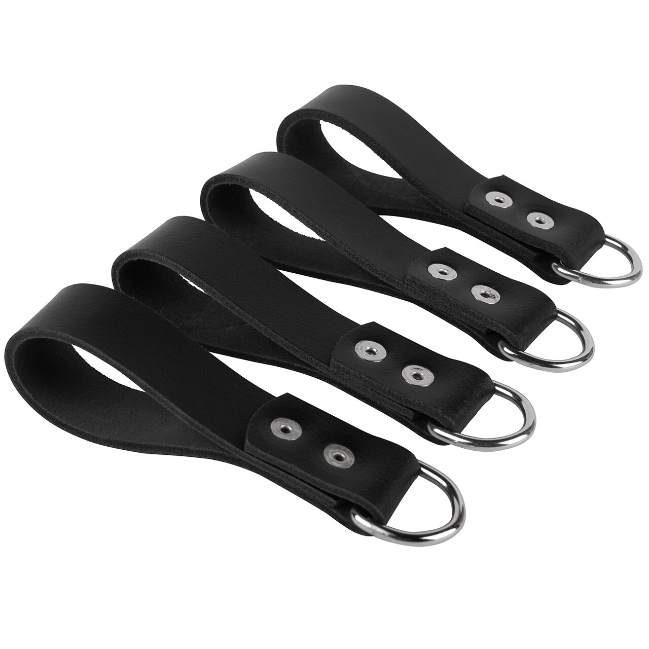 Suspender Loop Attachment – Heavy Duty Leather Tool Belt Accessories ( 4-Pack)