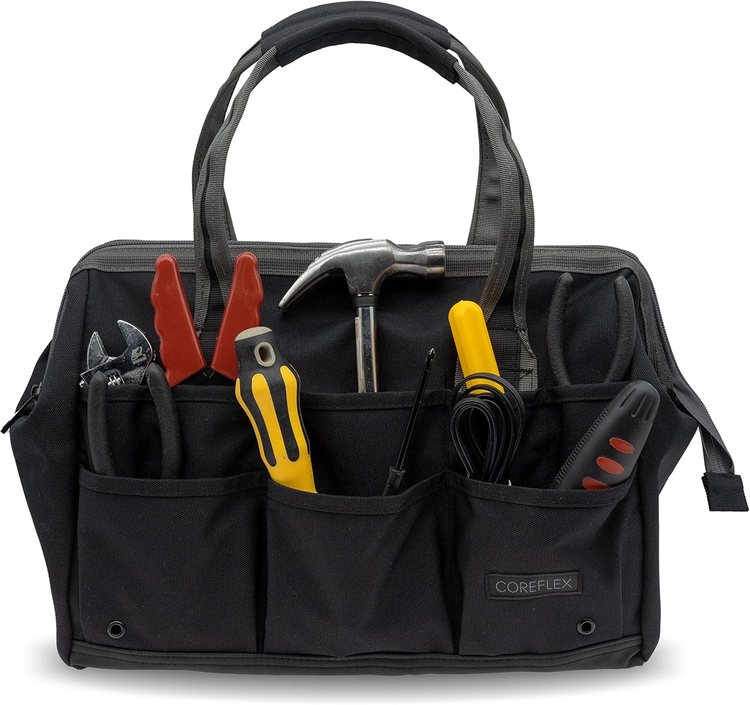 Coreflex 14in Black Wide Mouth Plumber Tool Bag