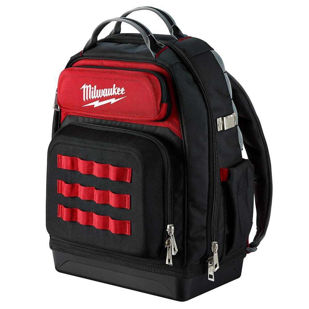 Milwaukee Jobsite Backpack Heavy-Duty Tear-Resistant Tool Storage Hardshell