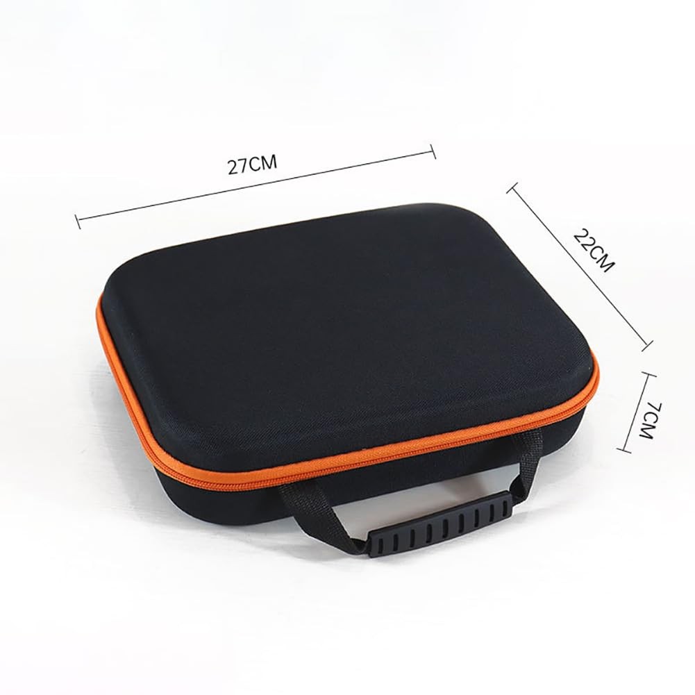 26 x 22 x 7.5cm Portable Tool Container 26 x 22 x (L x W x H), black