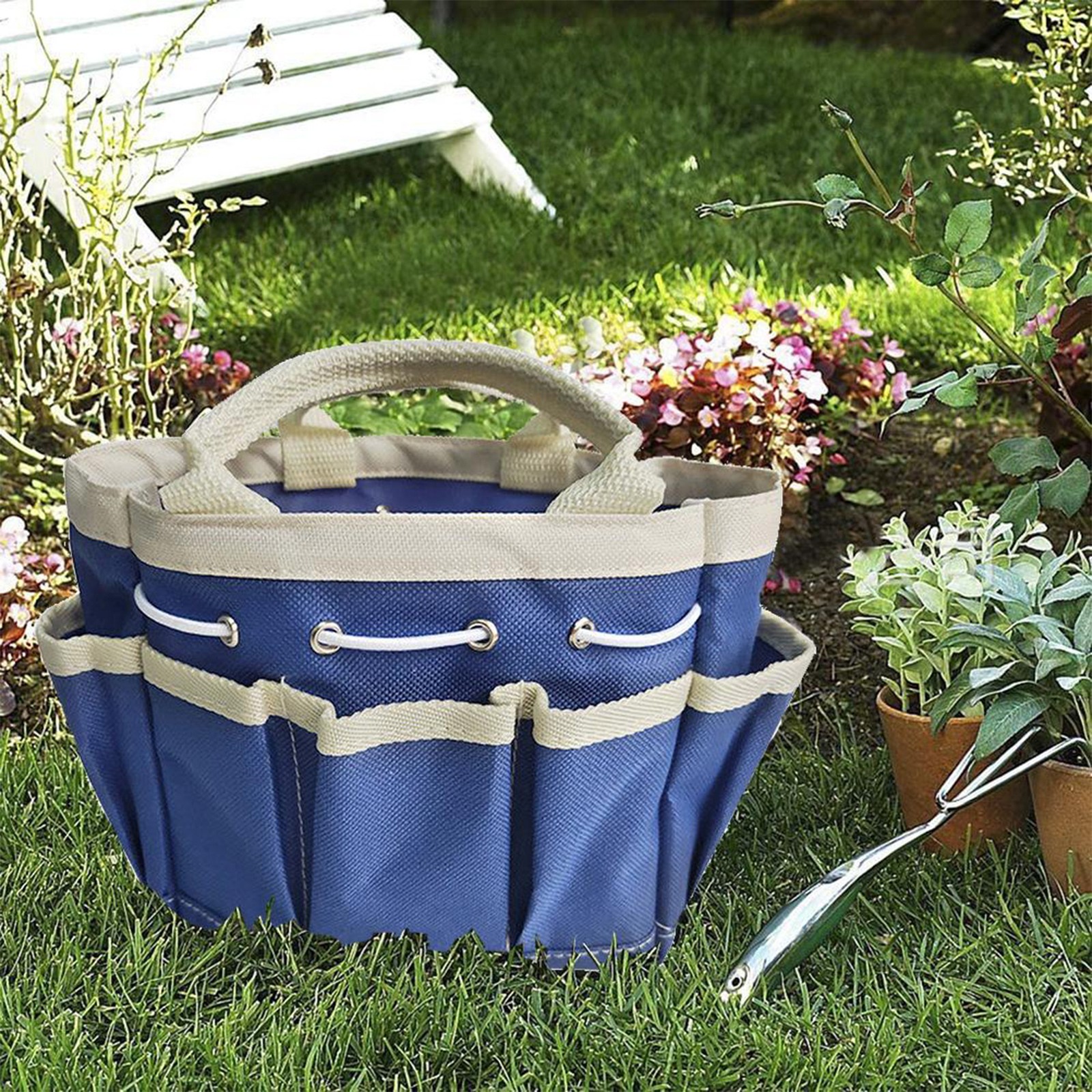 Gardening Tote Bag Garden Tool Bag Storage Bag Oxford Cloth Tool Organizer ZKKW