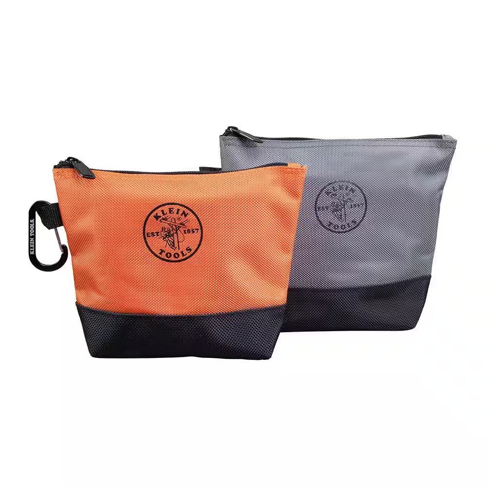 9 In. Stand-Up Zipper Tool Bag (2-Pack)