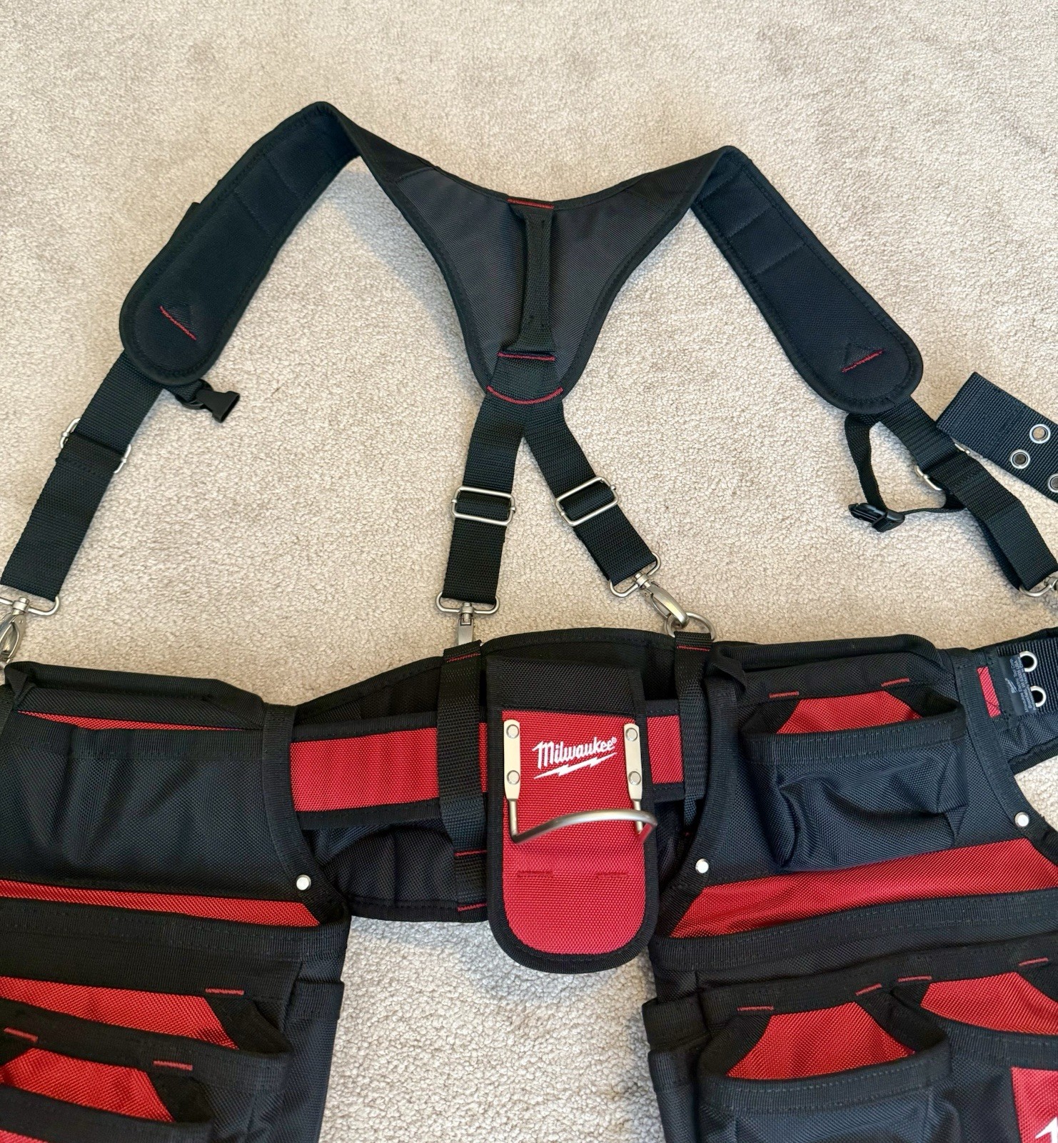 Milwaukee 48-22-8120 Contractor Work Belt with Suspension Rig