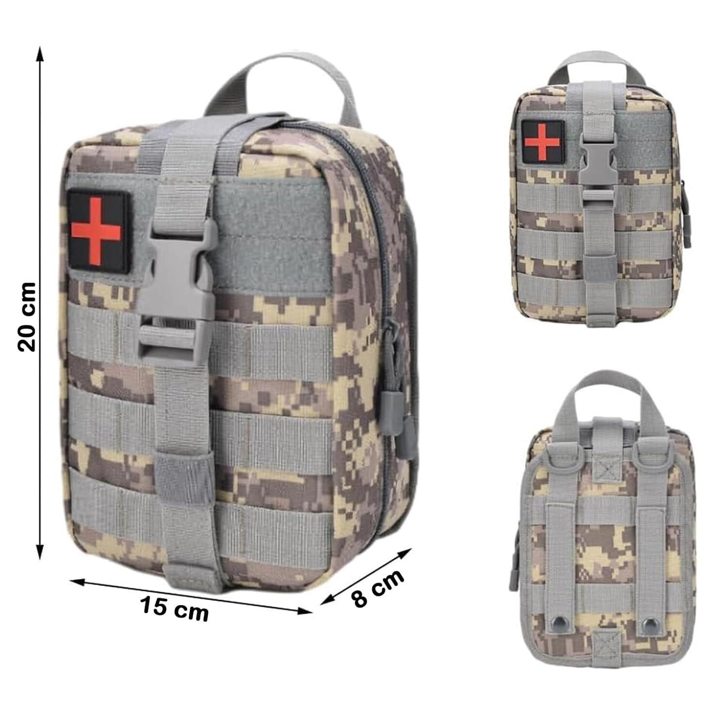 First Aid Bag For Sports, Hiking, Camping Traveling First Aid not Include green