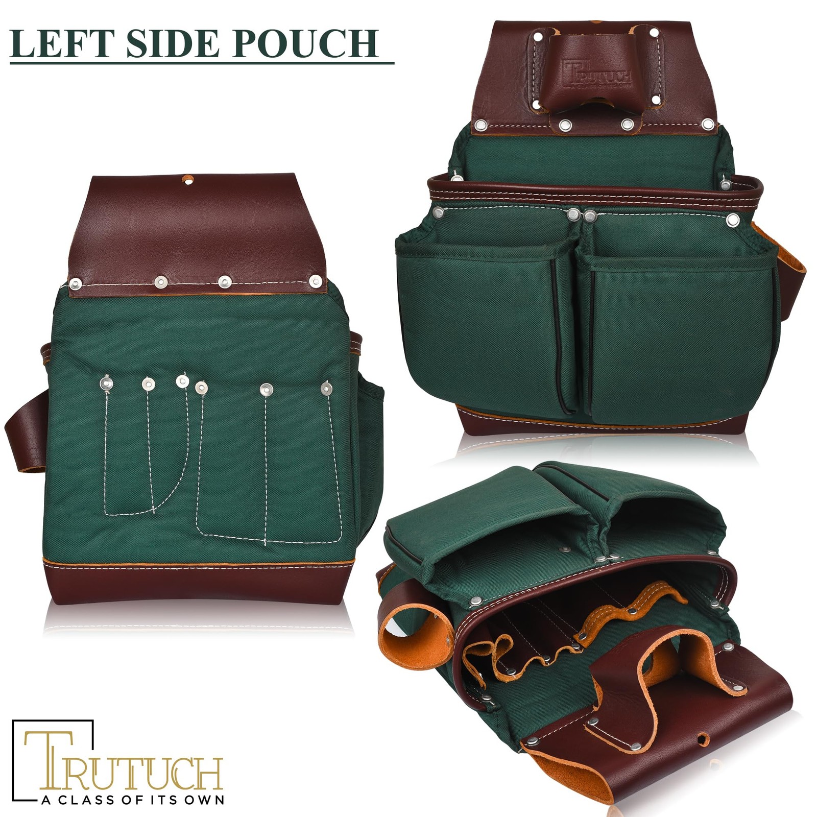 Nylon And Leather Tool Belt | Framing Tool Bags/pouch | For Carpenter Constructi