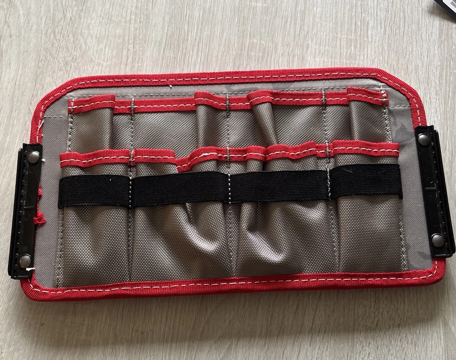 Husky 16 In. Large Mouth Tool Bag Parts Bin Zone Divider