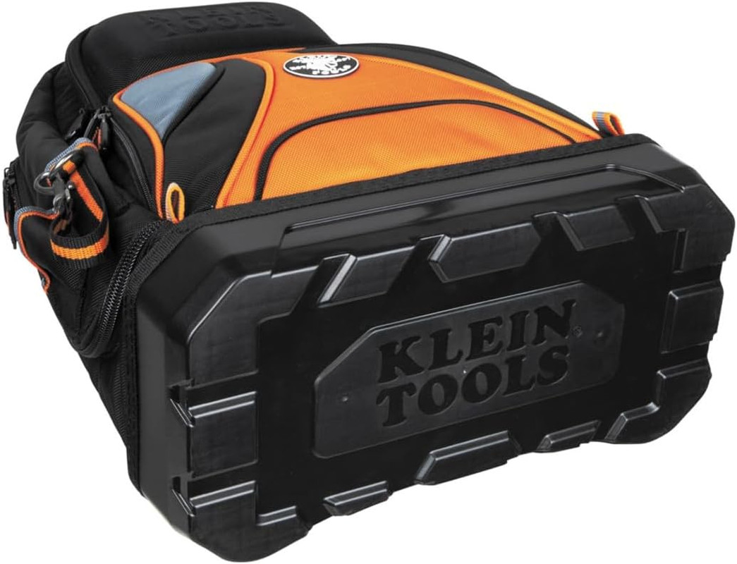 55421BP-14 Tool Backpack, Heavy Duty Tradesman Pro Tool Bag Organizer with 39 Po