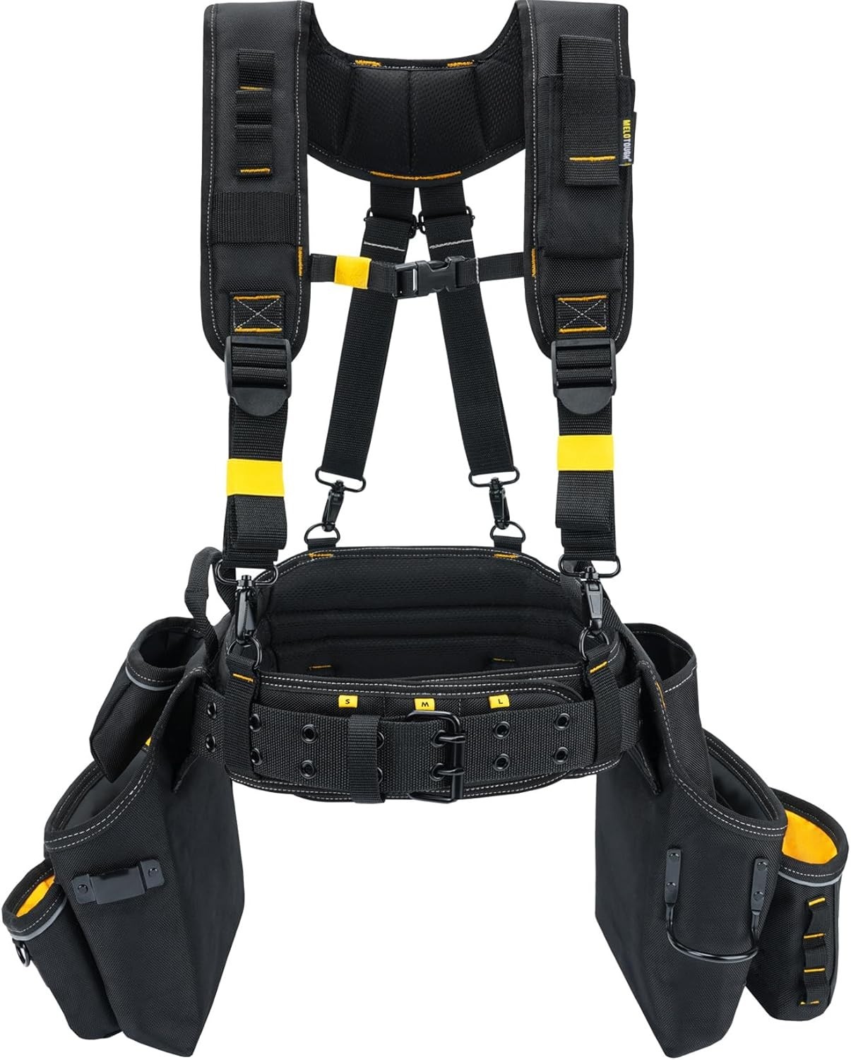 Tool Belt Suspenders Vest Pro Ultra 20 Bags Y-Style Pouch For Framers Carpenter