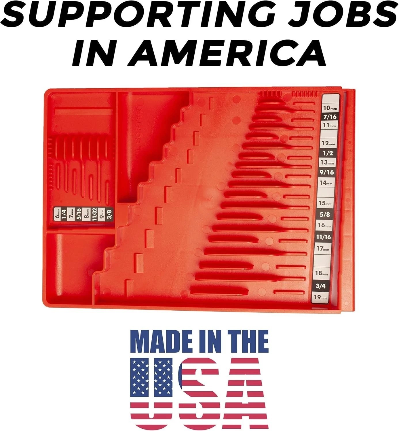Wrench Organizer – Red 13,5 Inches