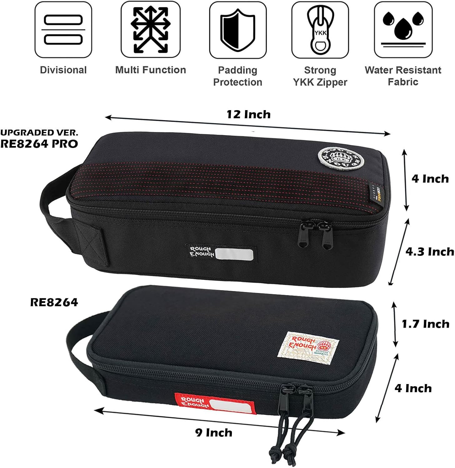 Rough Enough Small Tool Bag Pouch Portable Tool Box Small Parts Organizer with Z