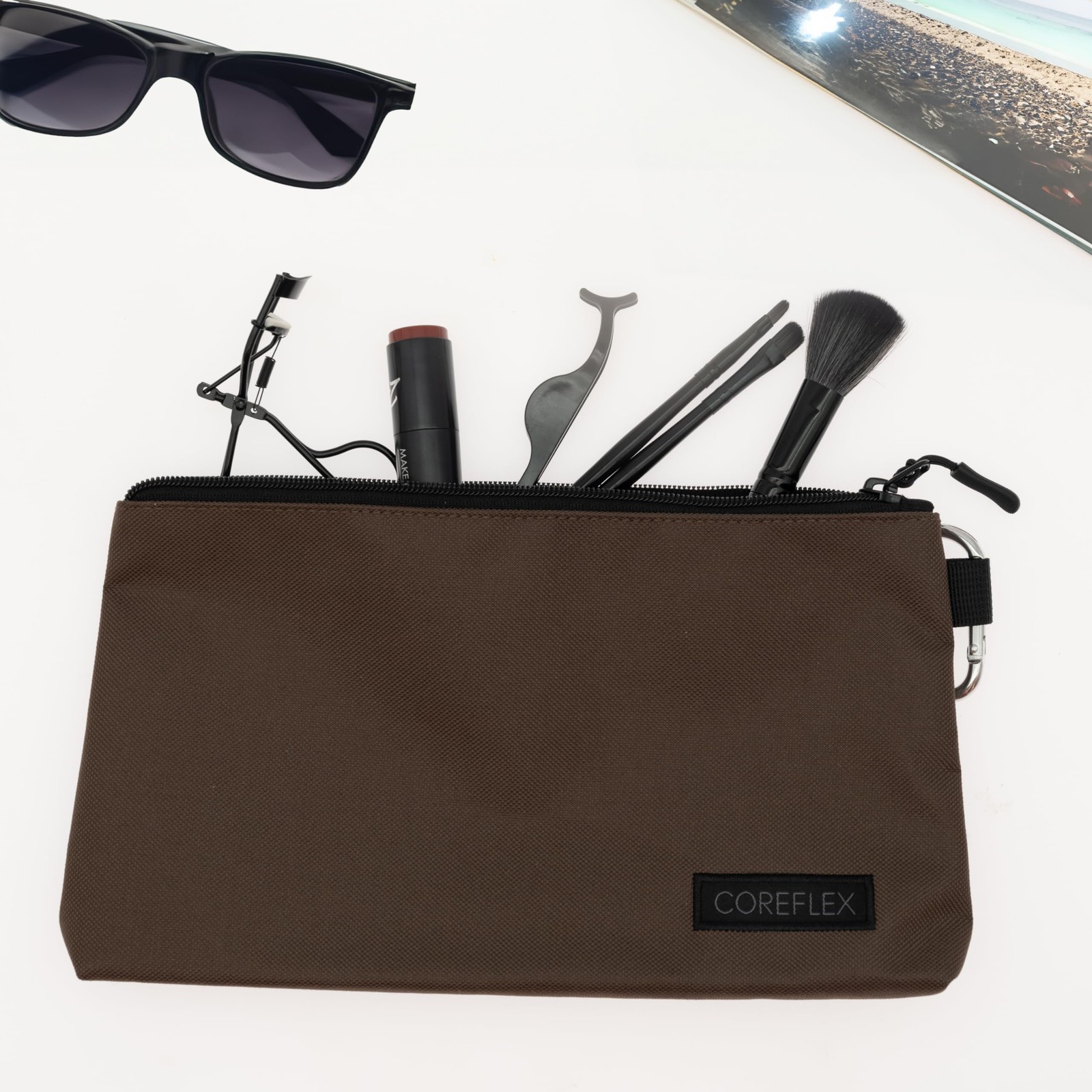 Premium Tool Pouch Zipper Bag Small Multipurpose Storage Flat Bottom 6 Pack