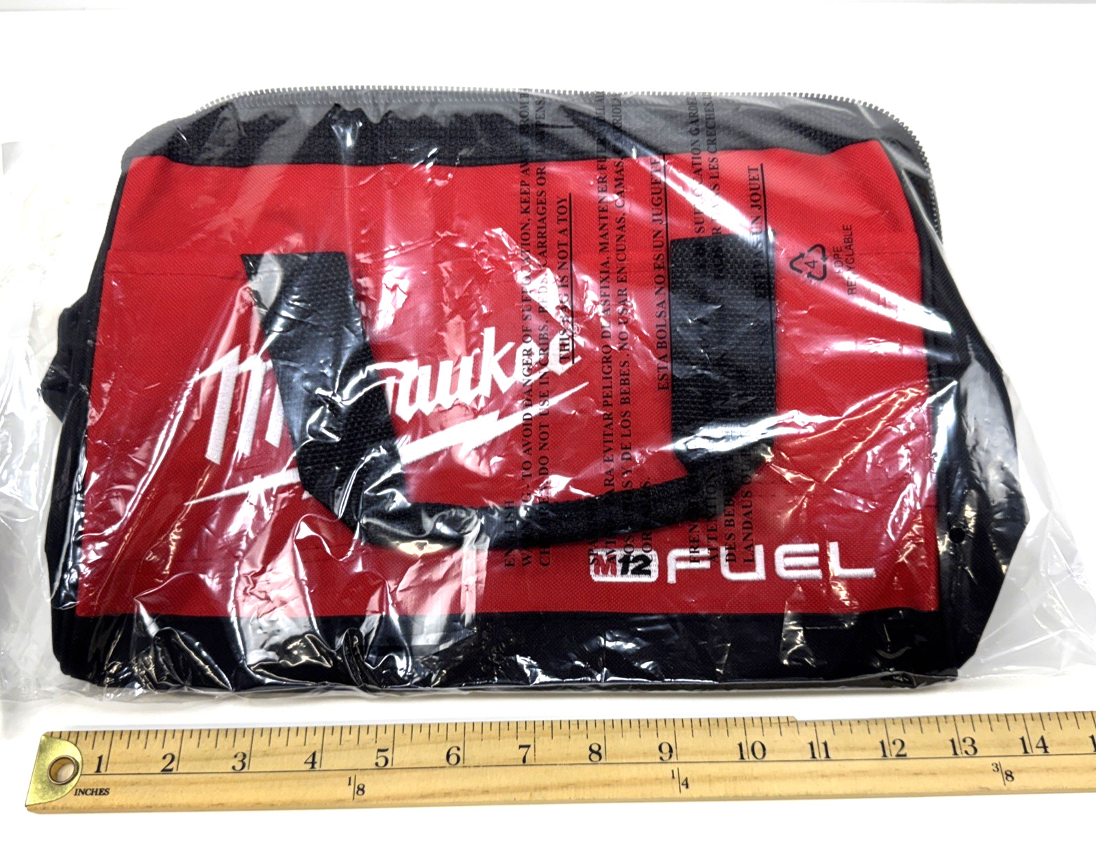 New Milwaukee FUEL M12 13″ Heavy Duty Contractors Tool Bag M18 13″ x 9″ x 10″