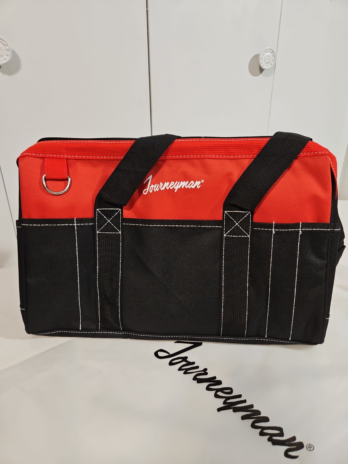 Journeyman Canvas Tool Bag Mechanic Electrician Technician Full Zip New In Bag