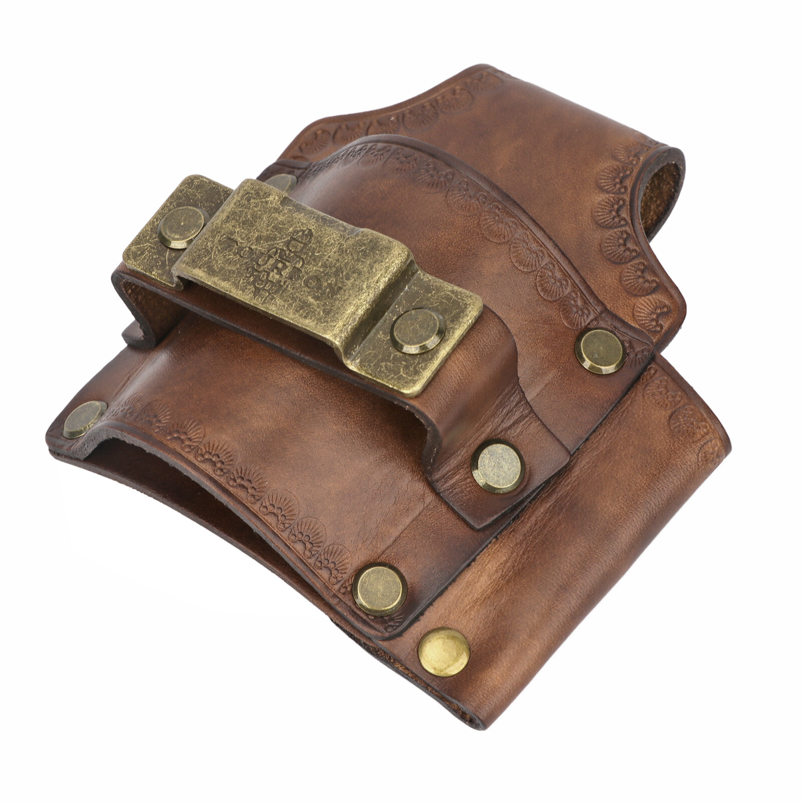Leather Tool Belt Pouch 3-in-1 Hammer Holder Tape Measure Pencil Holster for EDC