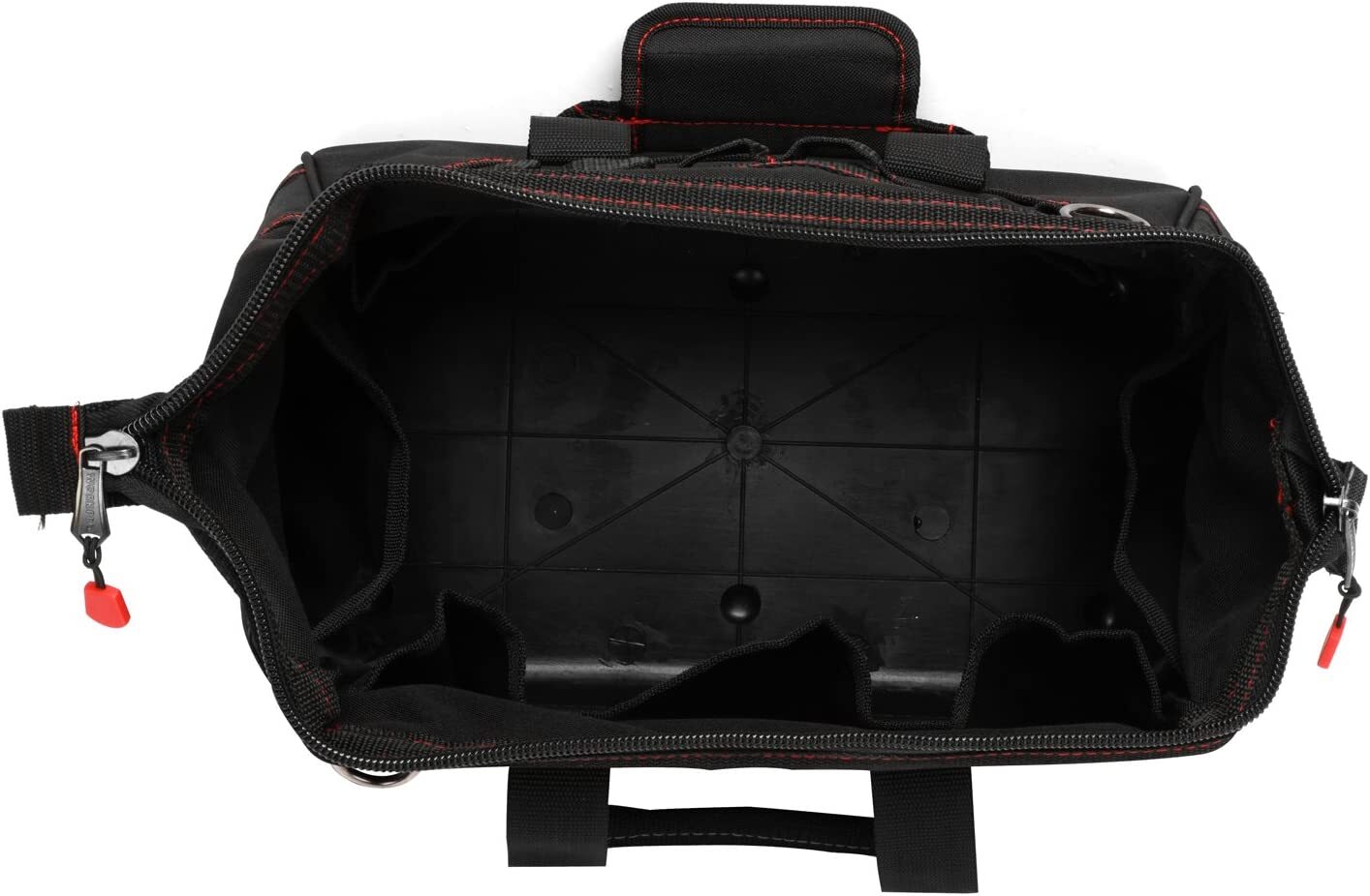 WORKPRO 12″/14″/16″ Close Top Wide Mouth Tool Storage Bag Rubber Base Pocket Bag