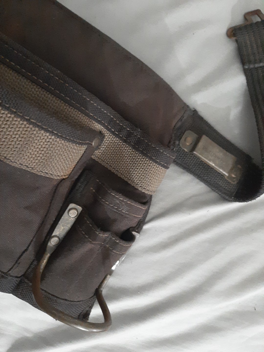 CLC Custom LeatherCraft Carpenters Tool Belt And Hammer/Tape Holder