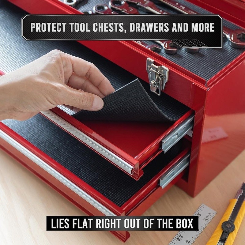 Durable Tool Box Liner Slip Resistant Memory Foam Organizes Protects Tools New
