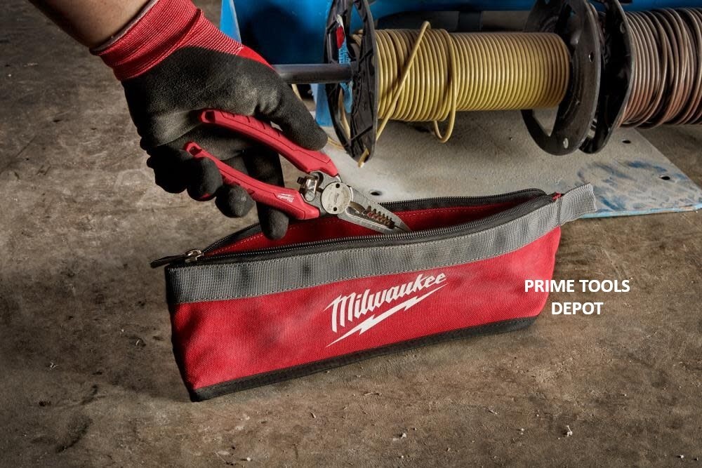 Milwaukee 48-22-8193 Water Resistant Stand-Up Base Zipper Pouches – 3pc