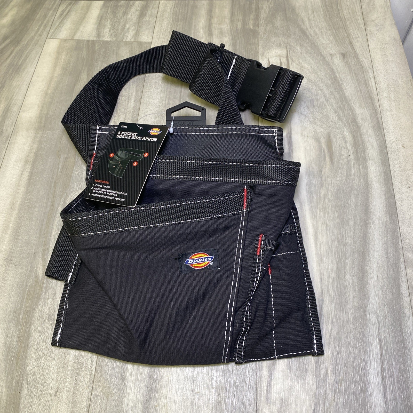 Dickies 5 Pocket Single Side Work Pouch Tool Belt Apron 57080