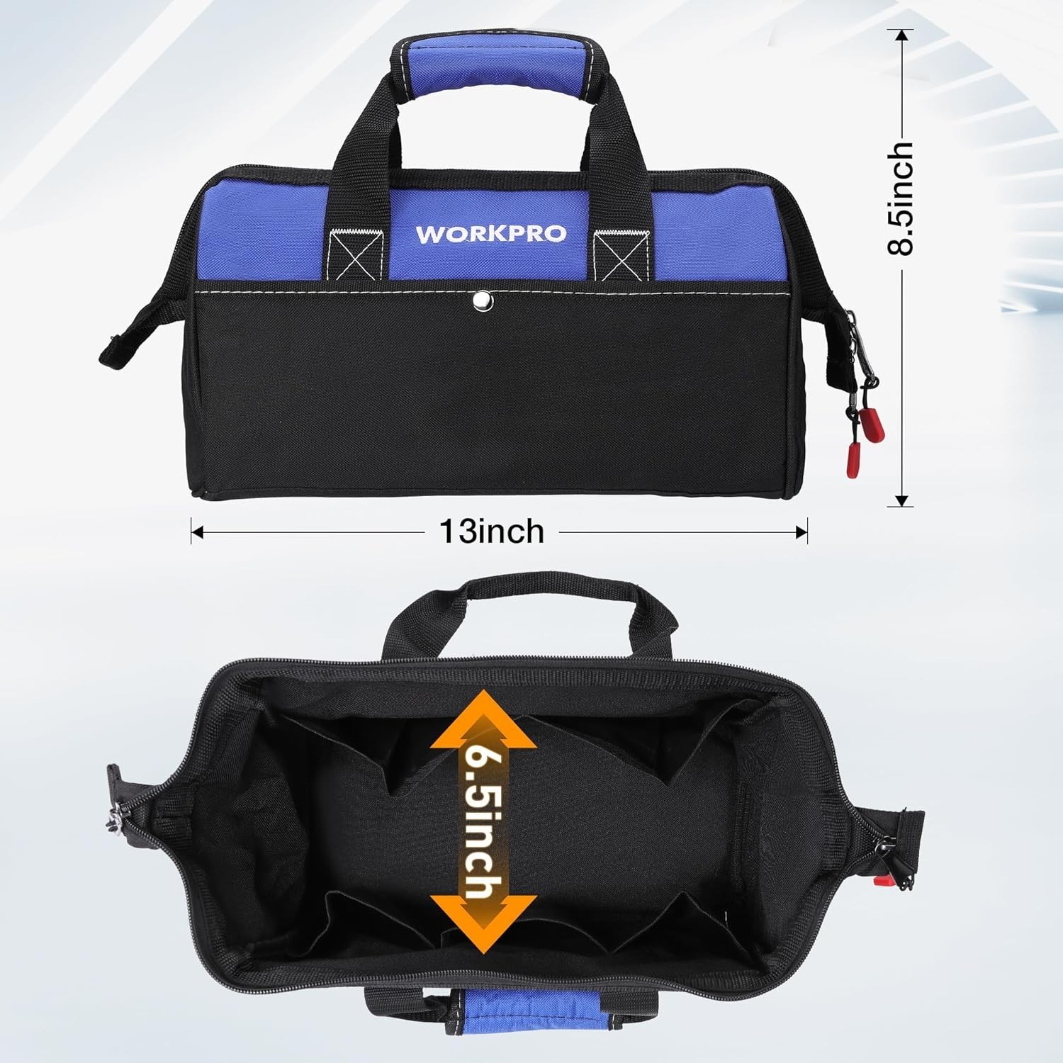 Versatile 13-Inch Tool Storage Bag – Easy Access, Padded Handle & Multi Pockets