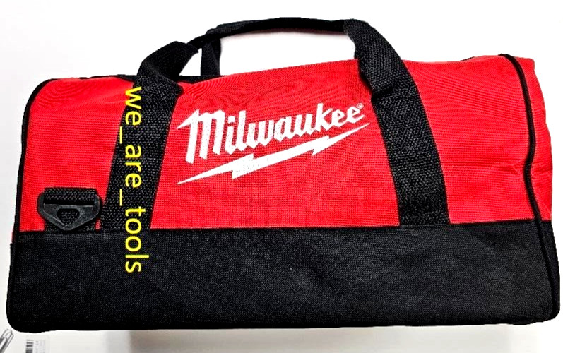 New Milwaukee 16″x10x10 Heavy Duty Canvas Tool, Drill Bag/Case,6 Pockets M12 M18
