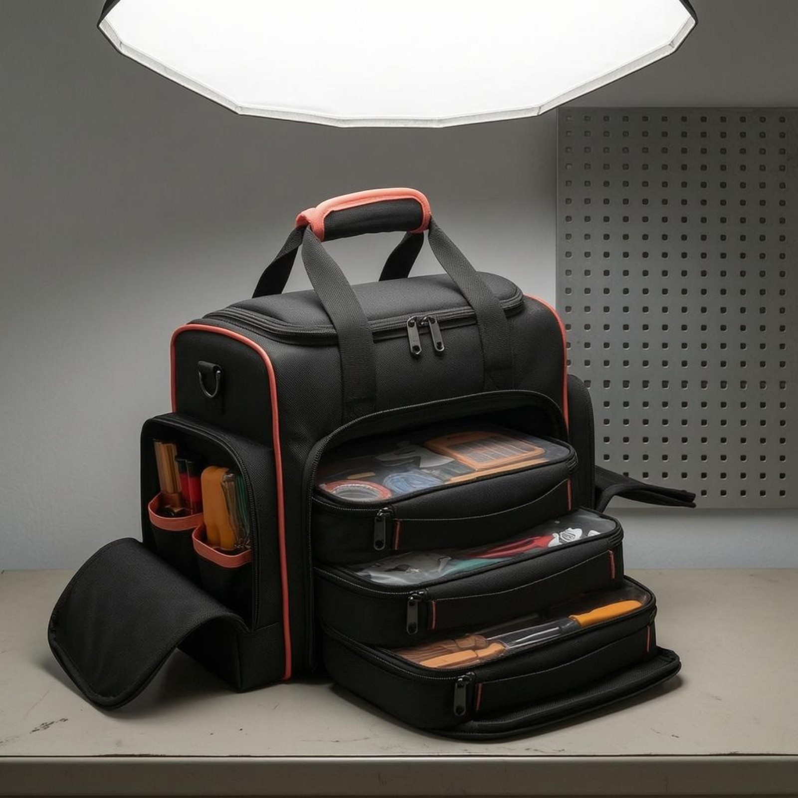 Electrician Tool Bag Padded Handle for Worksite