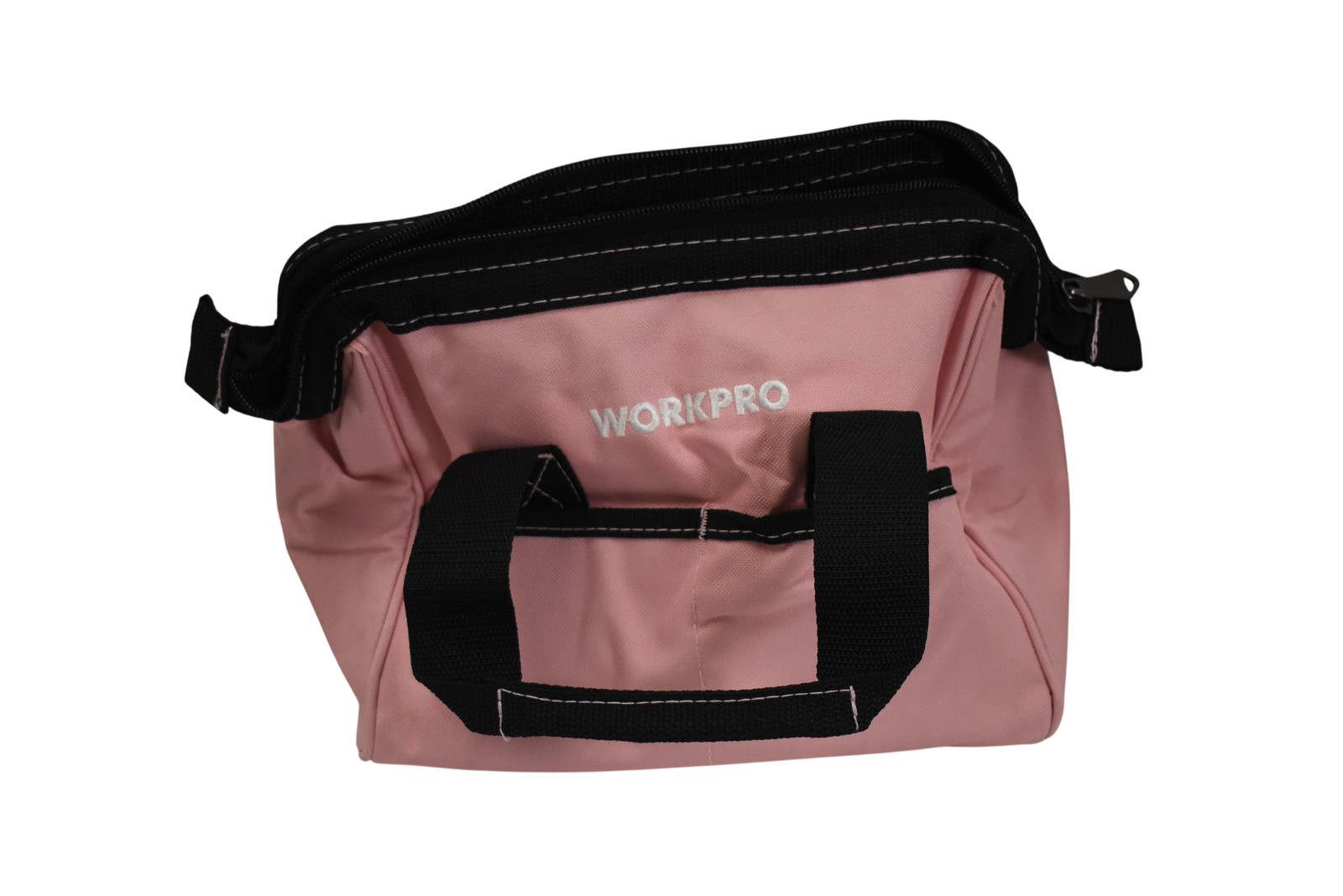 Workpro Tool Bag Tote Pink Polyester Soft Sided Zippered Organizer Carry Case