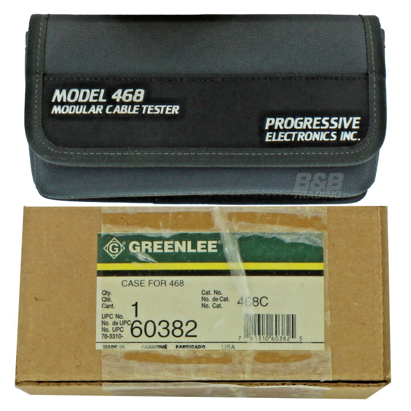 GREENLEE Electronics #60382 (468C) Case for 468 Cable Tester – (Case Only)