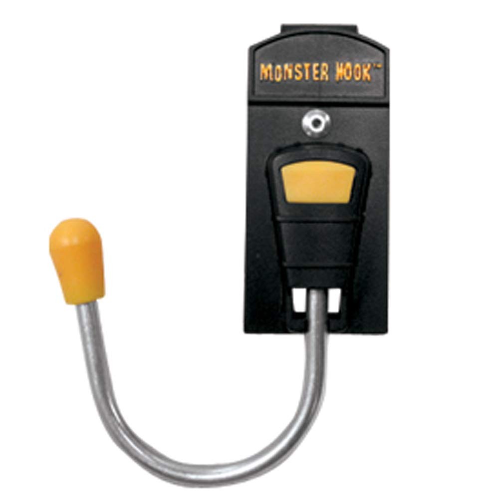 93333 Single Monster Hook, Yellow, Black