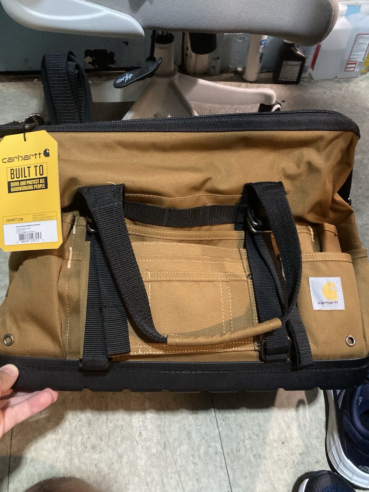 18 Inch Molded Base Carhartt Tool Bag