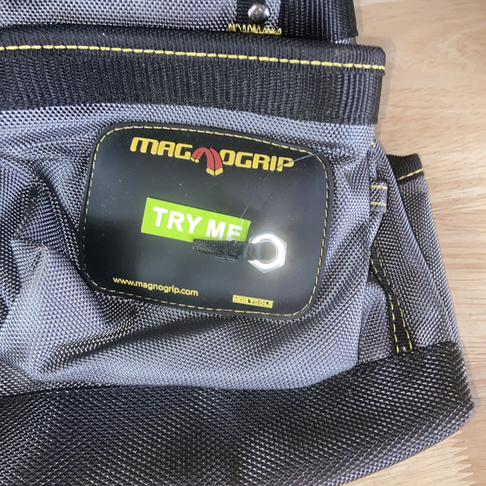 MagnoGrip Tool Pouch 10 Pocket Magnetic Belt Holder Durable 11 in Ballistic Poly