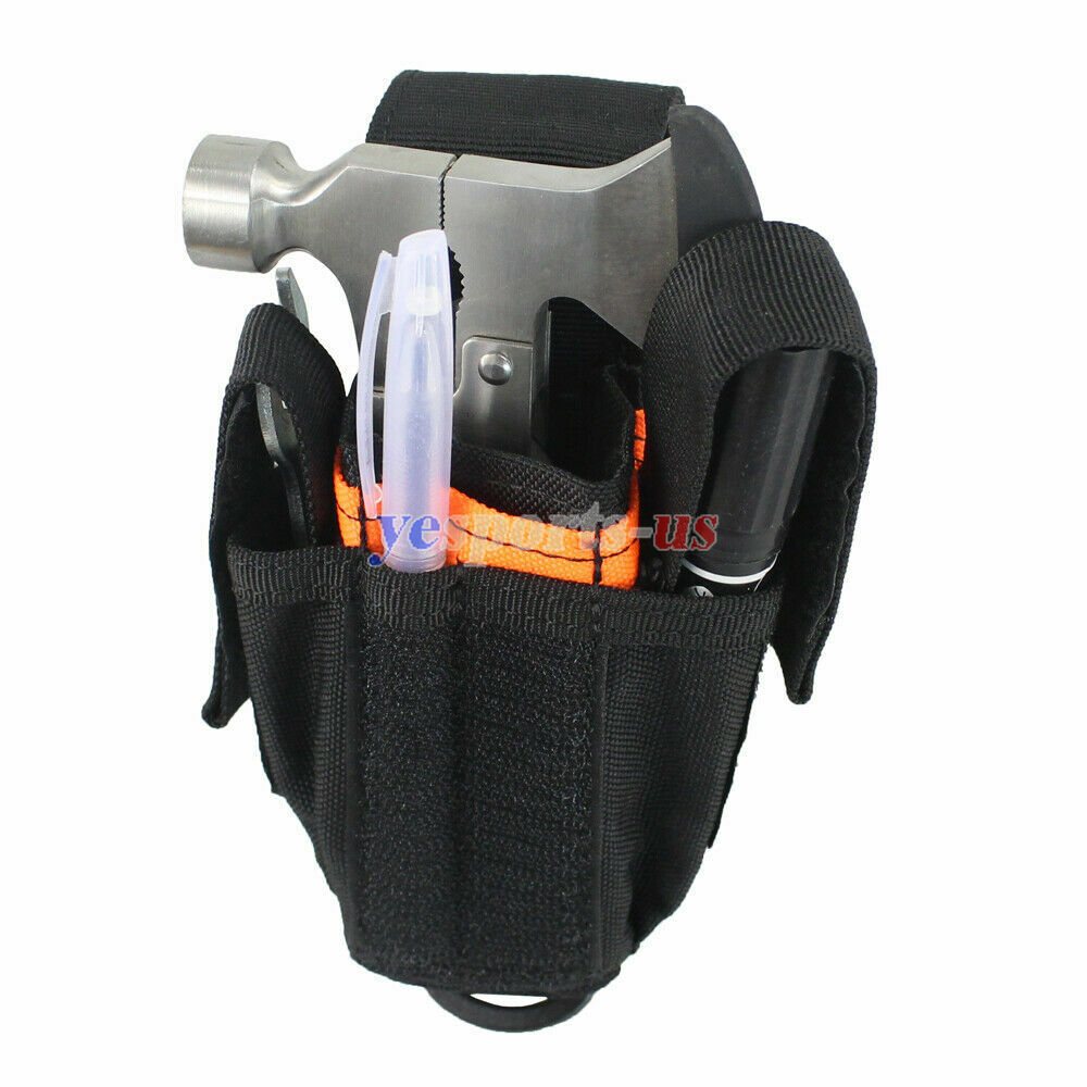 Universal Multi Pockets Tool Holster Sheath Organizer Heavy Duty MOLLE Pouch Bag