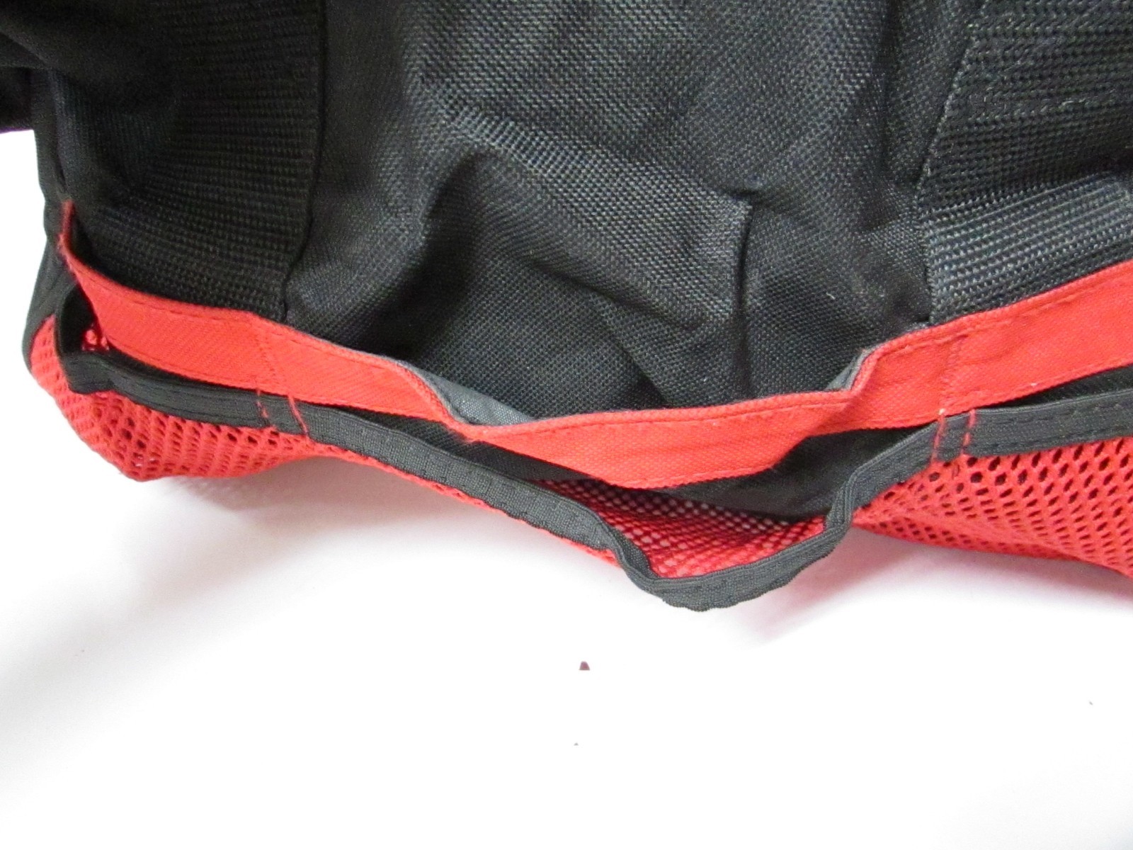 Craftsman Canvas Tool Bag Zipper Mesh Pockets 37537 Black Red Powertool Storage