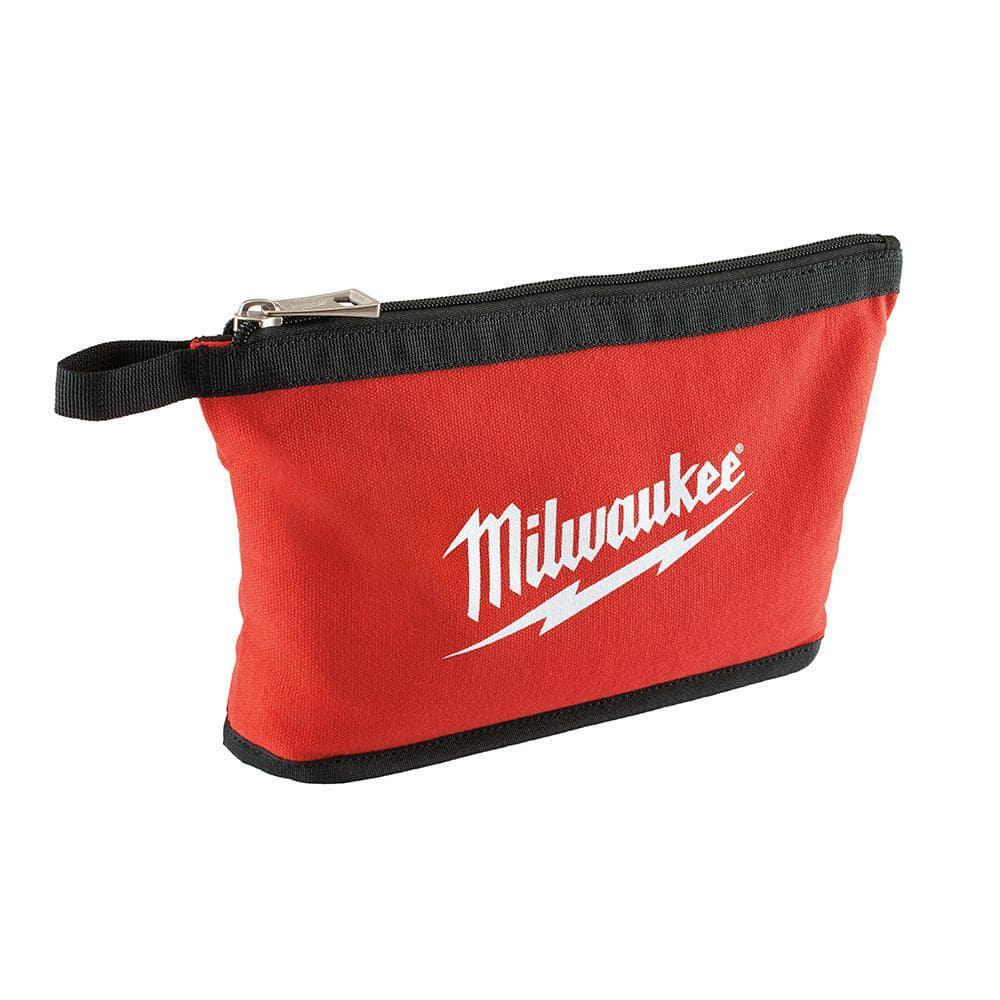 20 in. Packout Tote Modular Storage with Red Tool Zipper Bag Impact Resistant