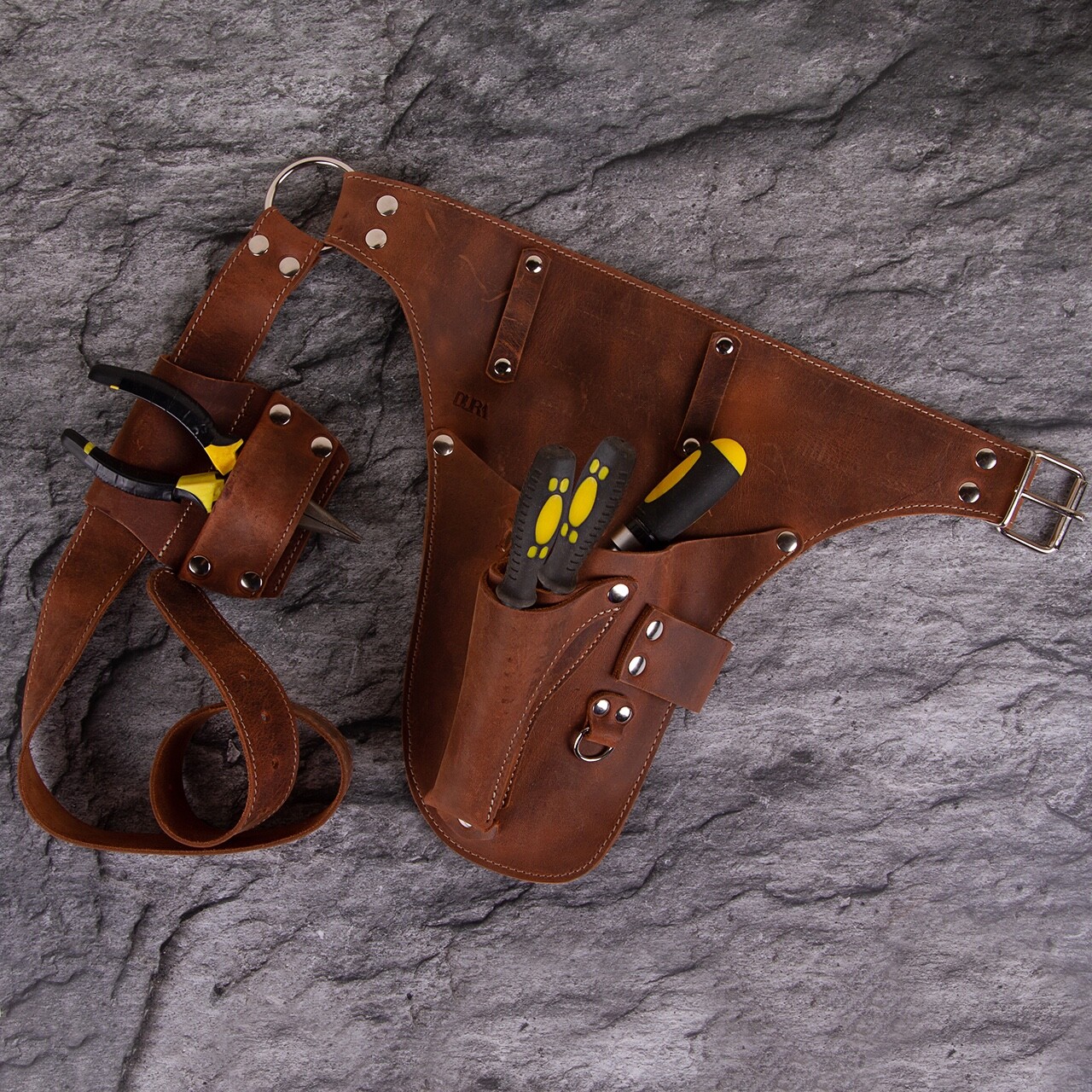 Leather Tool Belt. Personalized florist Tool Belt Leather, Gardening Belt
