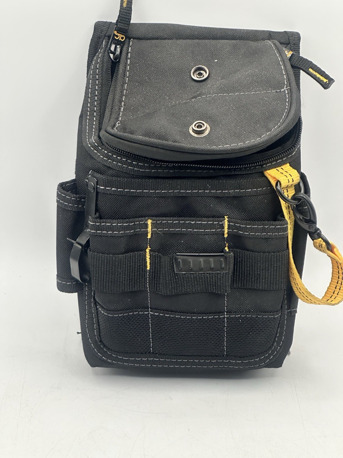 CLC Tool Pouch Medium Utility Maintenance Electrician Zippered 50”Adjust Belt