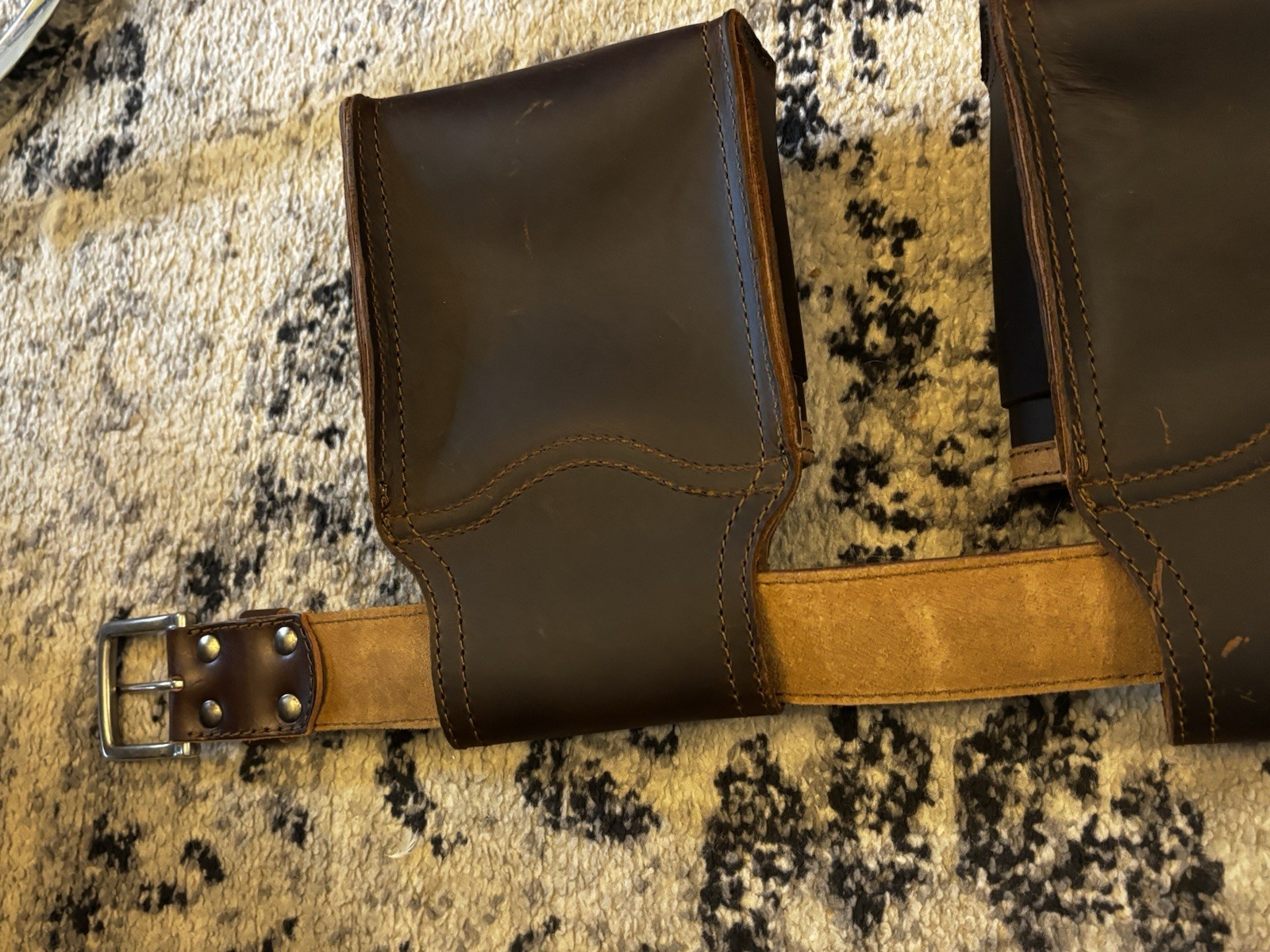Saddleback Leather Tool Belt Set Brown