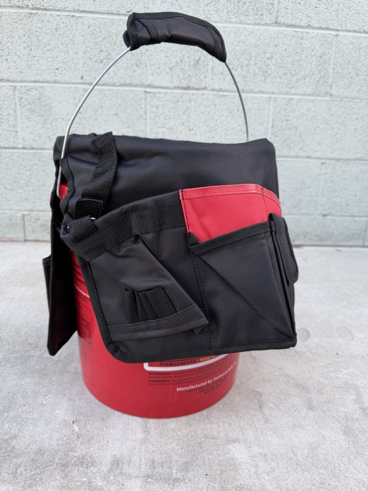 Snap On Tools 5 Gallon Bucket Caddy Tool Bag Storage Travel Case Snap-On Racing