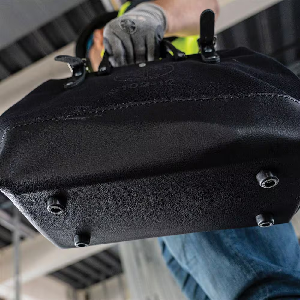 12 In. Tool Bag, Black Canvas