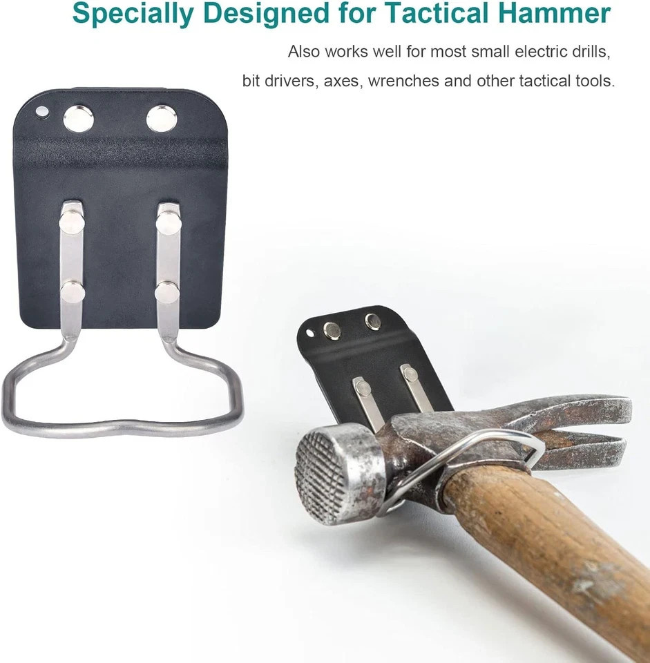 Hammer Loop for 2″ Belt, Hammer Holder Holster Clip, Heavy Duty Clip-On