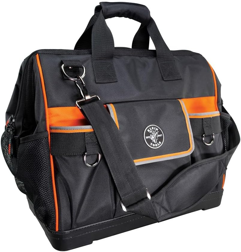 55469 Tradesman Pro Wide-Open Tool Bag Made of 1680 Ballistic Weave with Molded