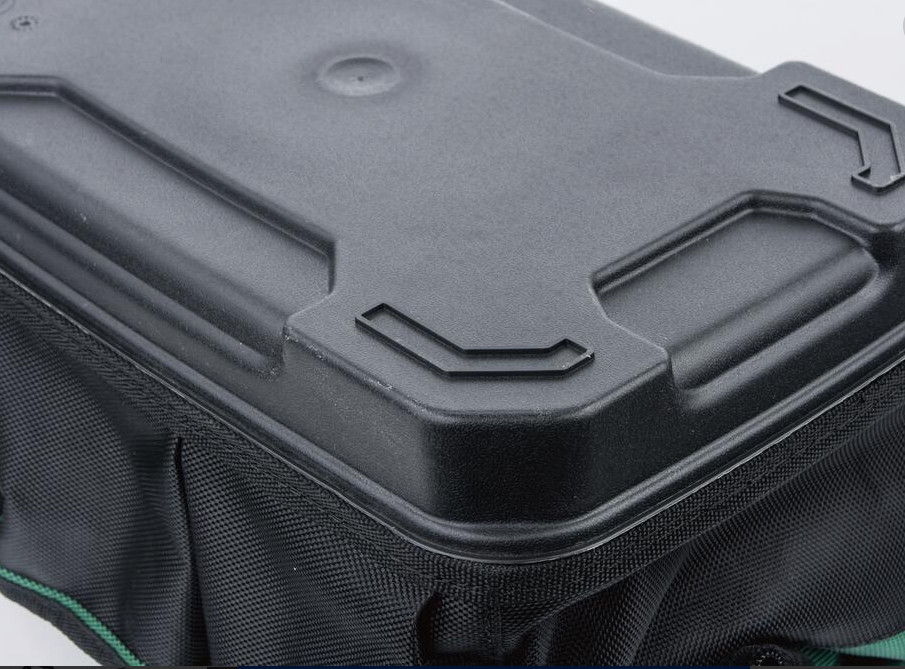Masterforce Tool Bag with Plastic Reinforced Bottom Heavy Duty Bag 14″