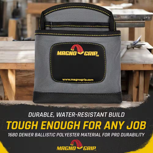 MagnoGrip 6.5 In. Platinum Pro Magnetic Clip-On Nail Utility Pouch