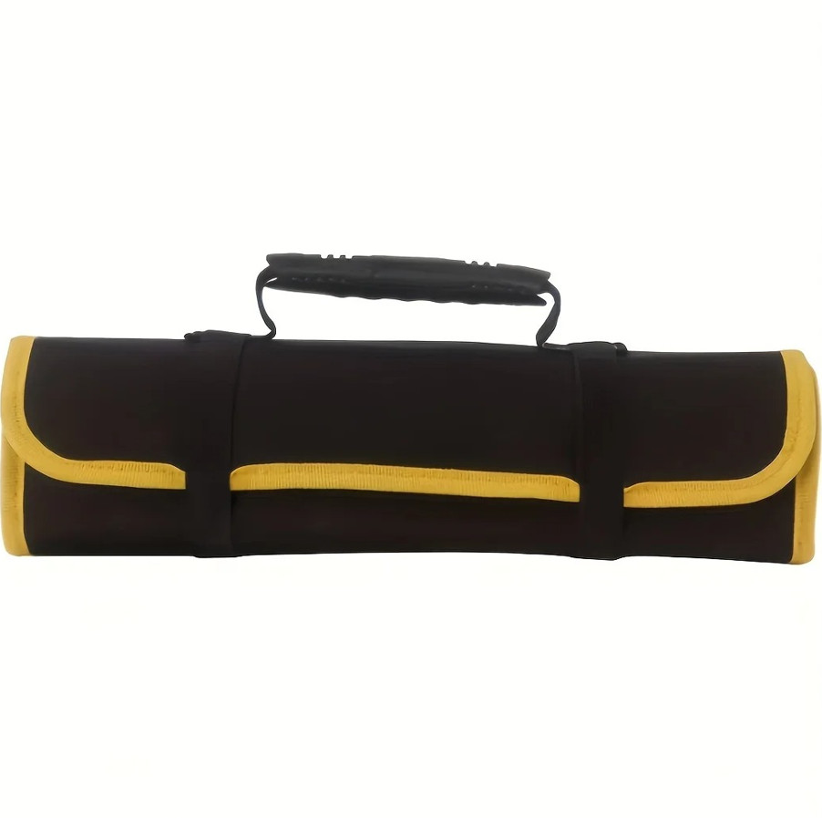 1pc 22 Pocket Oxford Tool Roll Bag Waterproof Wrench Organizer Storage Tools